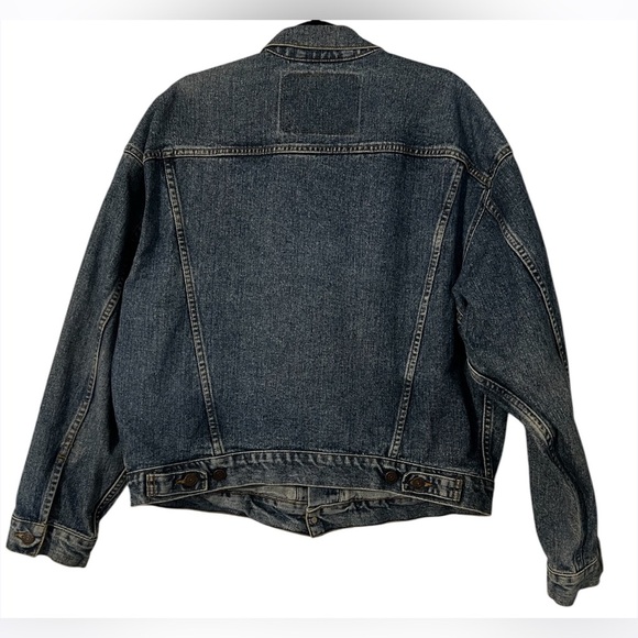 Vintage 90s Men's Levi's 70598 Button Down Denim Trucker Jacket Size - Picture 2 of 16